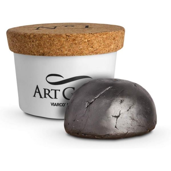 Pot en faïence pâte graphite 450g - Estompage, esquisse, dessin, modelage.. - Art Graf