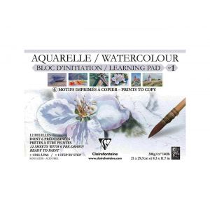 Bloc aquarelle prédessiné - N°1