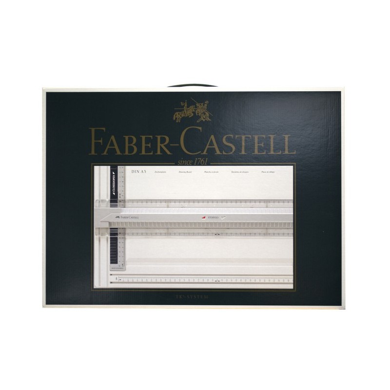 Planche à dessin TK-SYSTEM - A3 - Plastique résistant -  Légère pour transport facile - Faber Castell