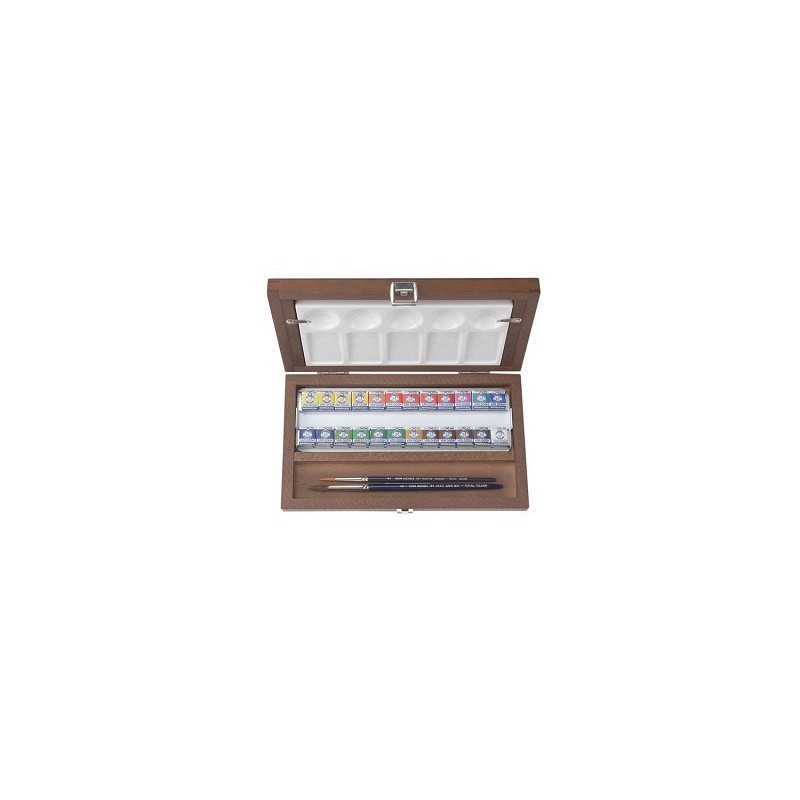 Coffret bois Aquarelle Van Gogh 1/2 godets,  peinture aquarelle