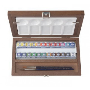 Coffret bois Aquarelle Van Gogh 1/2 godets 