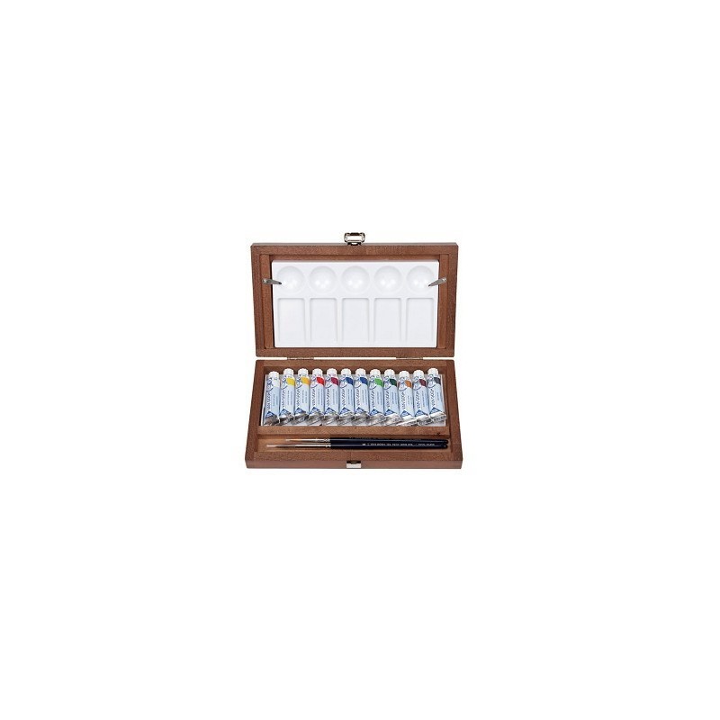 Coffret bois Aquarelle Van Gogh tubes,  peinture aquarelle