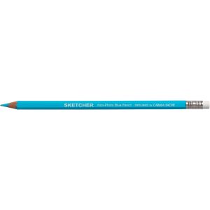Set de 2 crayons Sketcher - Non-photo - Bleu - Mine résistante et fine - BD et esquisses - Caran d'Ache
