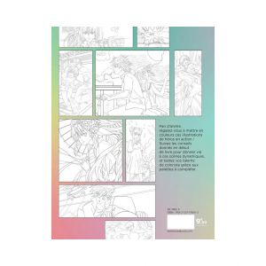 Livre de coloriage "Anime" - Animations dynamique - Marabout - Livre