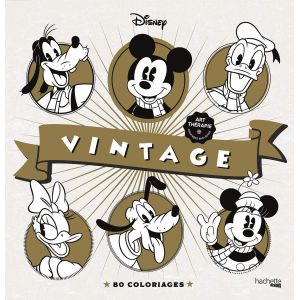 80 coloriages vintage Disney - Mickey et Minnie, Donald et Daisy, Horace et Clarabelle - Laetitia Sala - Livre