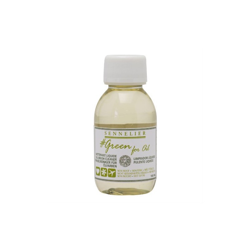 Nettoyant liquide 100ml - nettoyage en profondeur des accessoires de peinture à l'huile - Non nocif et respectueux de l'environn