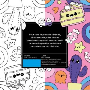 Petit livre à colorier Kawaii - Sérénité - Marabout - Livre