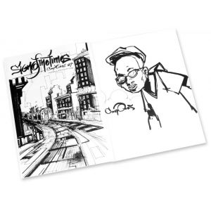 Graffiti Coloring Book 2 - characters - 64 pages - Noir et blanc - Livre