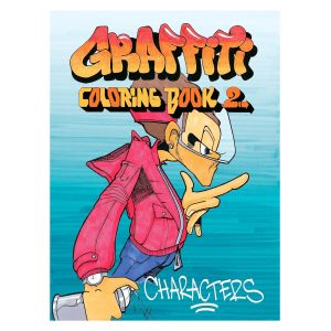 Graffiti Coloring Book 2 - characters - 64 pages - Personnages et décors - Livre