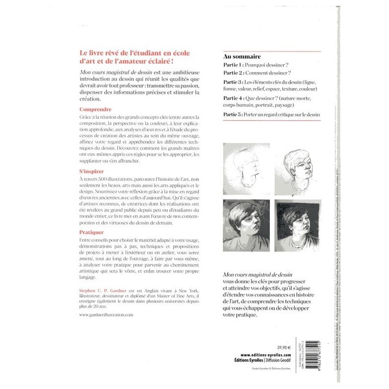 Mon cours magistral de dessin - Eyrolles - Stephen c. p Gardner - 368 pages - Livre