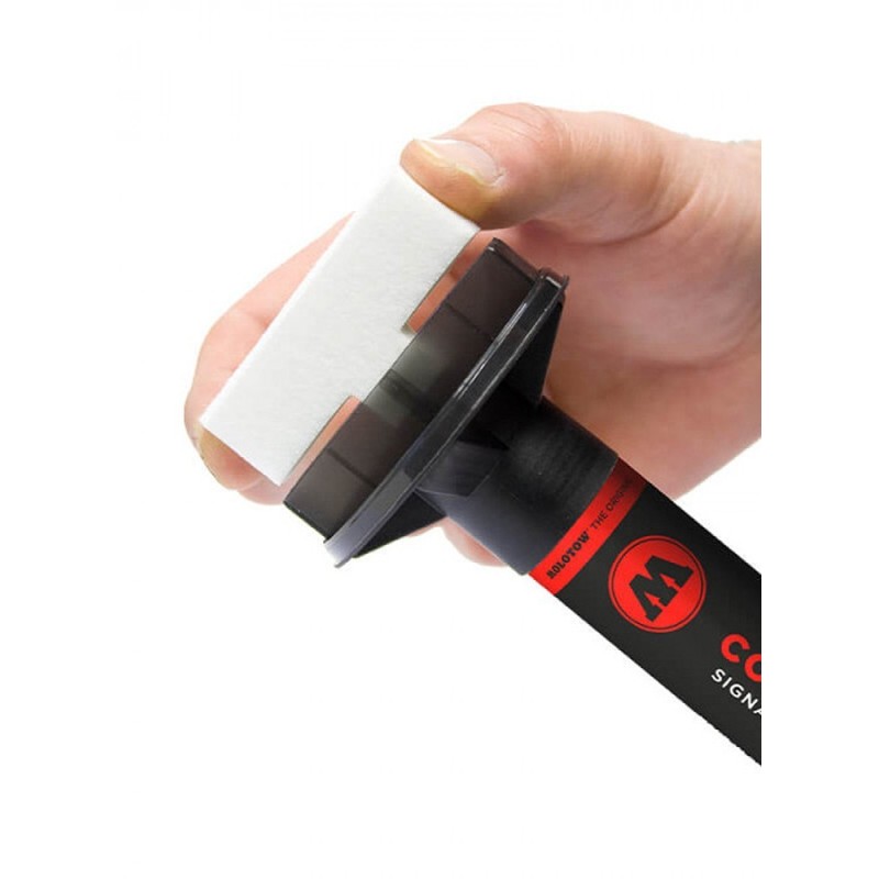 Marqueur Masterpiece Coversall - 60mm - Pointe extra-large polyester - Large traits - Tout type de support - Molotow