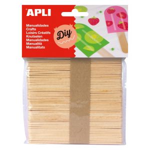 Set de 50 bâtonnets en bois - Apli