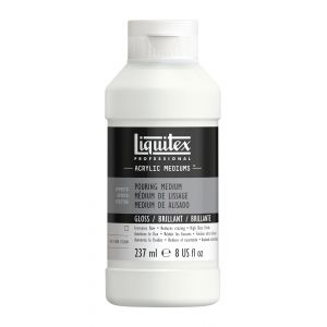 Medium de lissage 237ml - Brillant - Fluide - effets de coulées pour la peinture et l'encre acrylique - Liquitex
