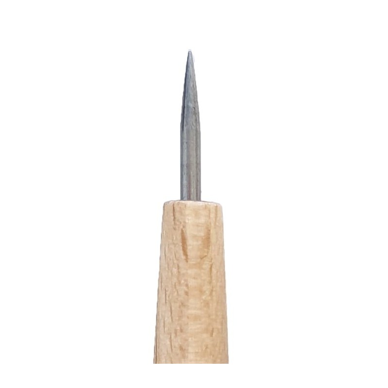 Set de 3 pointes sèches - Pointe moyenne 2mm - 190200  - Acier - Gavure - Abig