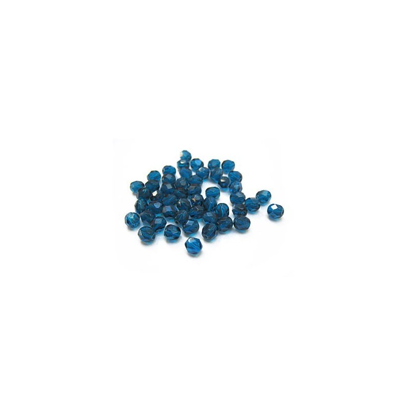 Facettes ou perles de Bohême - Aigue Foncé