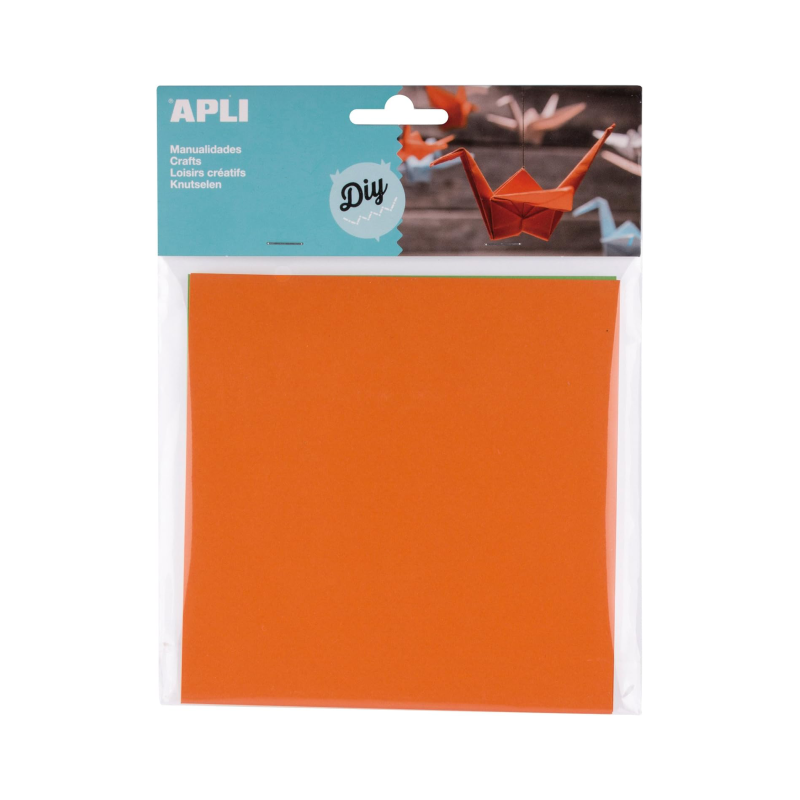 Set de 50 feuilles de couleurs origami 15x15cm - Grammage 70g/m2 - DIY et loisirs créatifs -  Apli