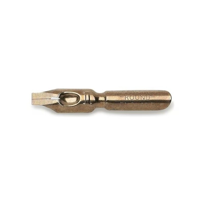 Plumes de calligraphie "de ronde" en bronze - Parfait pour calligraphie anglaise, gothique, onciale, ronde ou encore italique - 