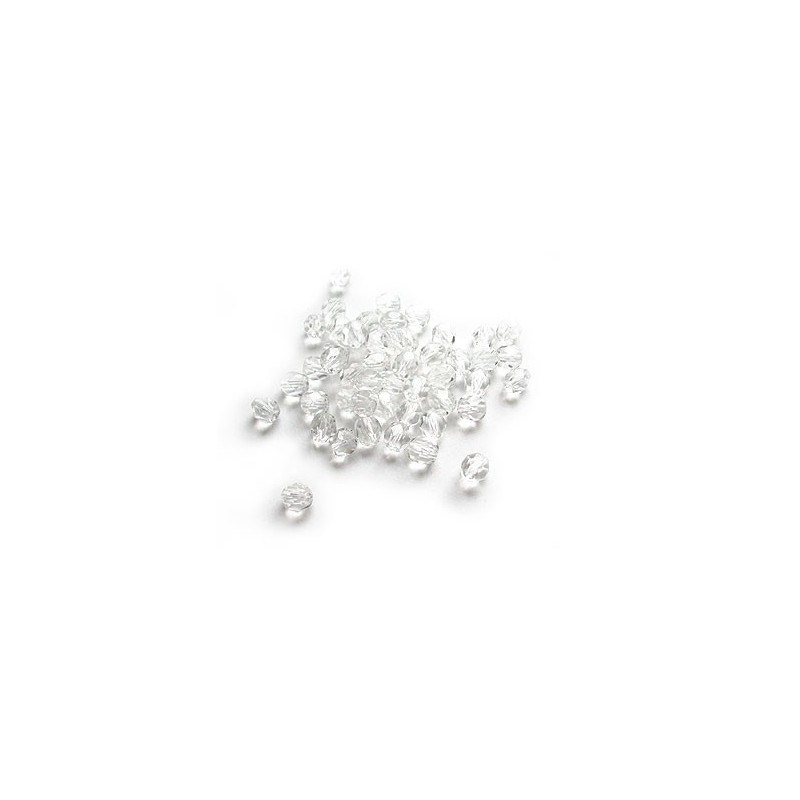 Facettes ou perles de Bohême - Cristal - 
