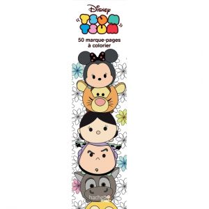 50 marque-pages à colorier - Disney Tsum Tsum - Illustrations originales
