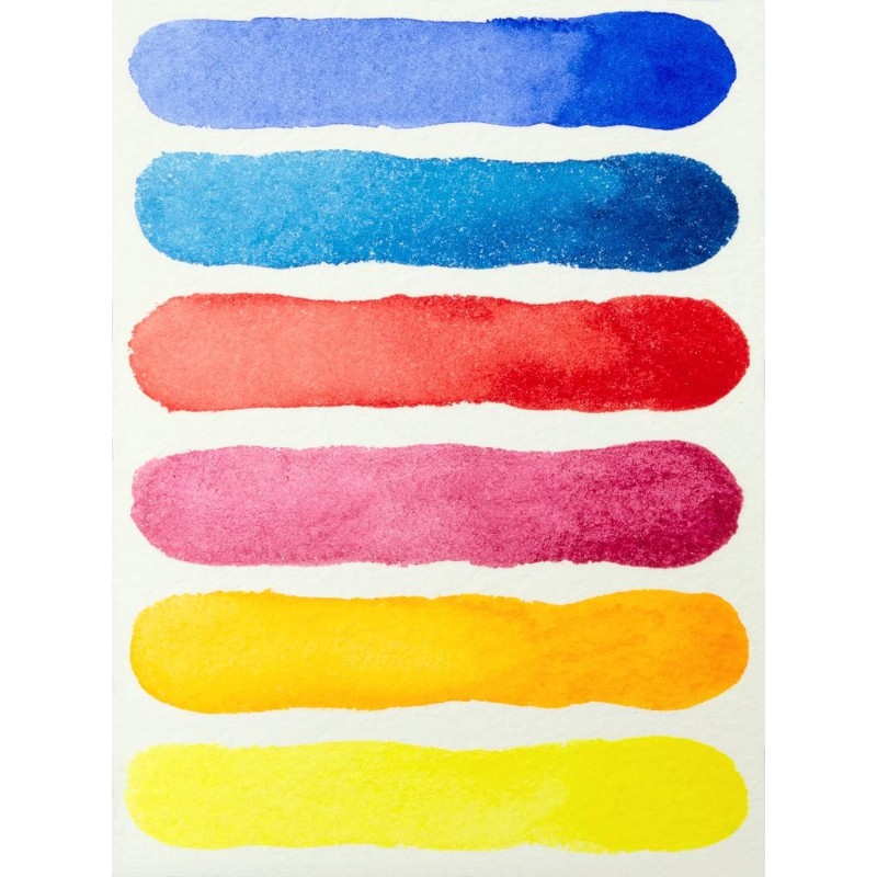 Set aquarelle extra-fine Daniel Smith - Nuancier des couleurs du set - Couleurs vives et lumineuses -  Essential
