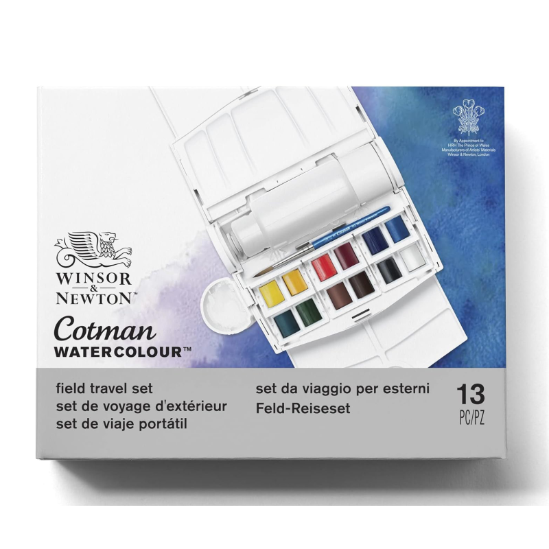 Set de voyage extérieur Cotman - Idéal pour artistes nomades - Winsor & Newton