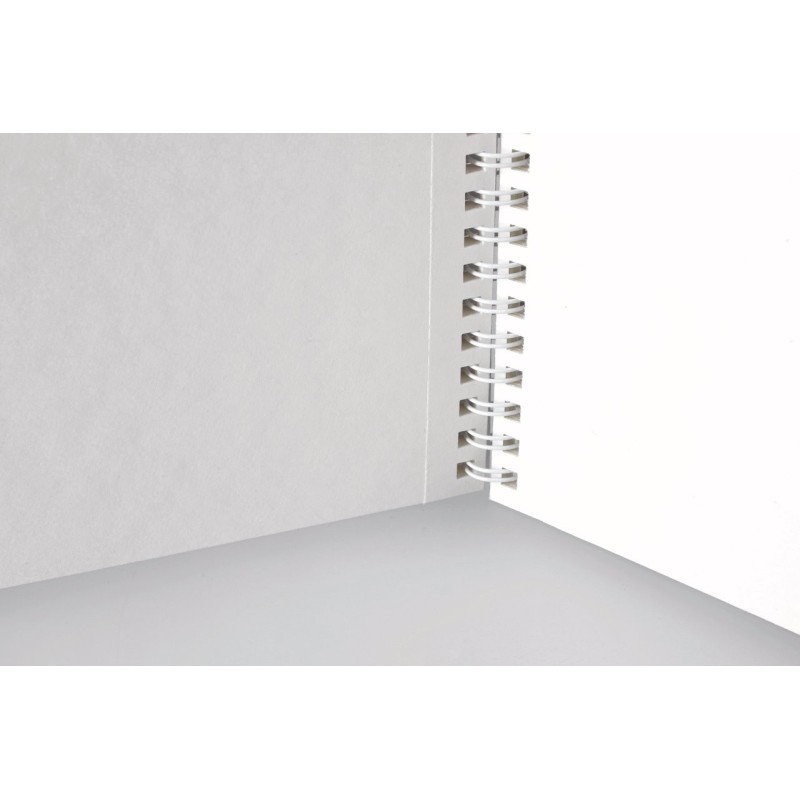 Carnet de voyage multitechnique 28x15cm - 160gr - Grain fin - Carnet spirale - Papier pressé à froid -  SM-LT