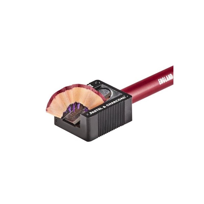 Taille crayon pastel et fusain -  tailler efficacement les pastels et fusains - Sans réservoir - Derwent