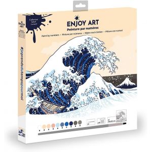 Peinture par numéros Soleil Levant - La vague - Enjoy Art