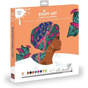 Peinture par numéros - Flower Power - Aissa - Enjoy Art