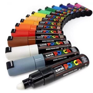 Marqueur POSCA PC-7M, pointe ronde large