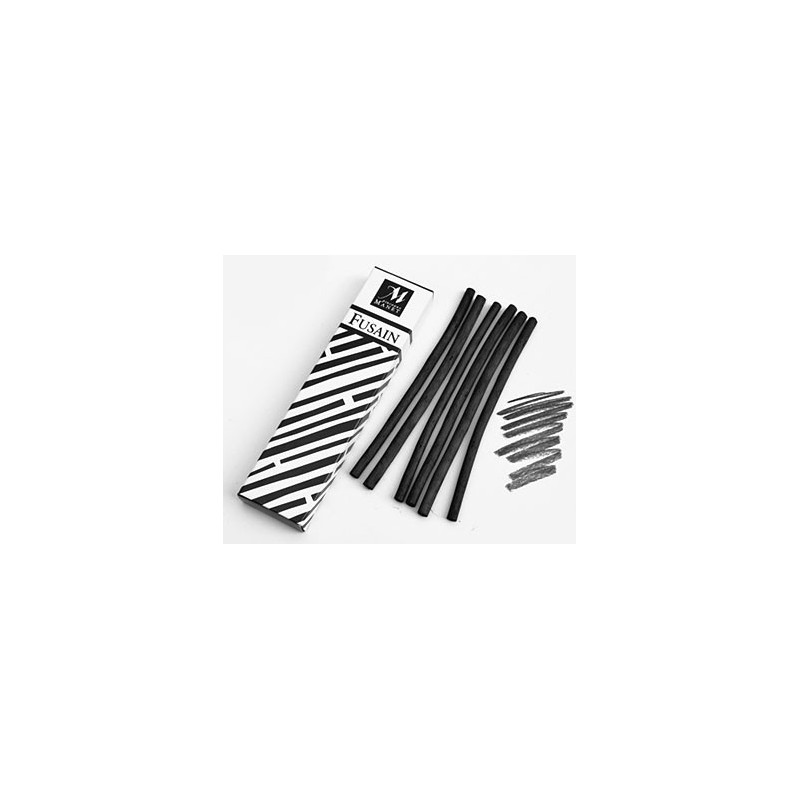 Boite de fusains Manet, fusains en assortiment