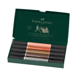 Set de 5 Pitt Artist Dual marker - Double-pointe - Portrait - Faber-Castell