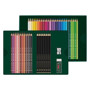 Coffret Polychromos & Pitt graphite Matt - 50 pièces - Faber-Castell