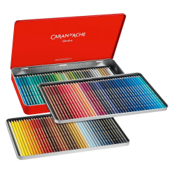 Boîte 120 crayons de couleur aquarellables Supracolor - Toutes les couleurs de la gamme - Haute concentration pigmentaire - Appl