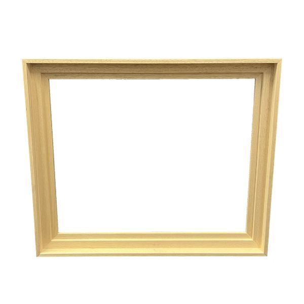 Caisse américaine Eco - Brut - Bois - encadrement de toiles tendues sur châssis ou pour œuvre papier