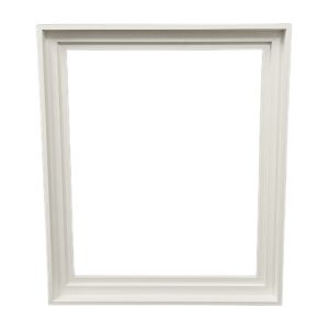 Caisse américaine Eco - Blanc -  Encadrement de toiles tendues sur châssis -  Bois - Multiples formats