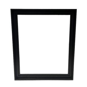 Caisse américaine Eco - Noir -  Bois - Multiples formats standards (format F, P, M, carré ou international) 