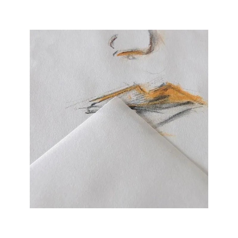 Art book One -Spiral - Canson - Papier blanc - 80 feuilles 100g/m2 - crayons, graphites, fusains, pastels, feutres... 