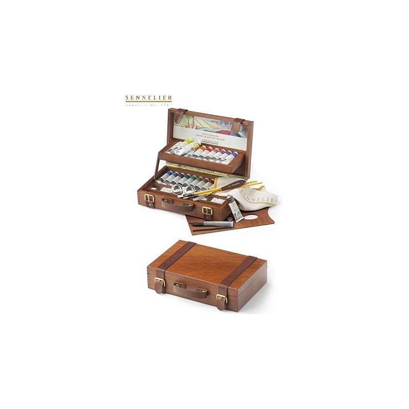 Coffret prestige huile extra-fine Sennelier, peinture à l'huile