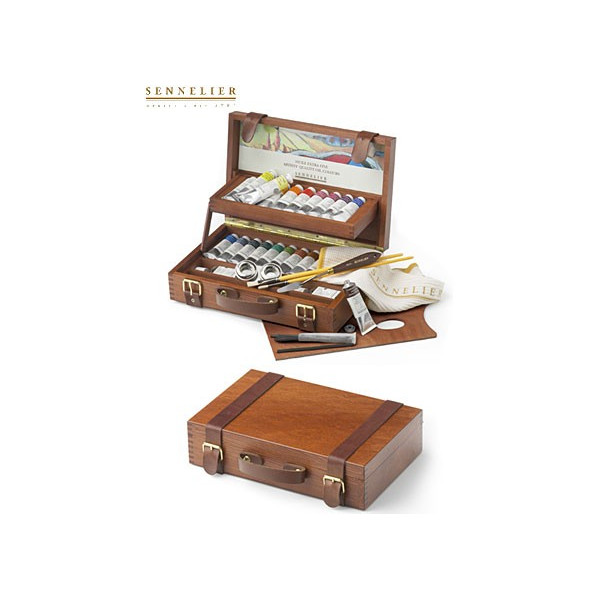 Coffret prestige huile extra-fine Sennelier 