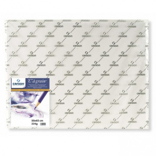 Feuille C à grain - 50x65cm - 224g - lot 10 feuilles ou à l'unité - sans acides