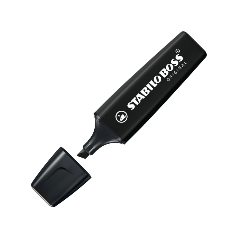 Marqueur noir Stabilo Boss Original