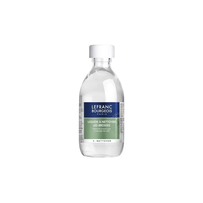 Liquide à nettoyer les brosses pour huile et vernis 250ml - Lefranc & Bourgeois