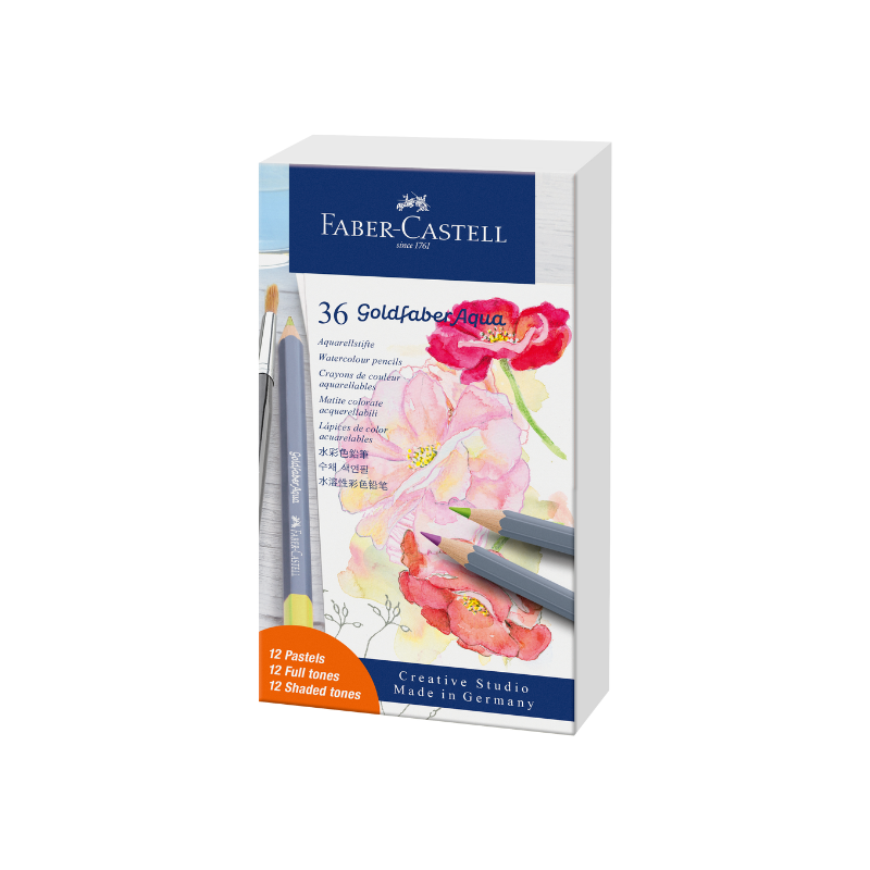Set de 36 crayons aquarellables Goldfaber - Faber-Castell