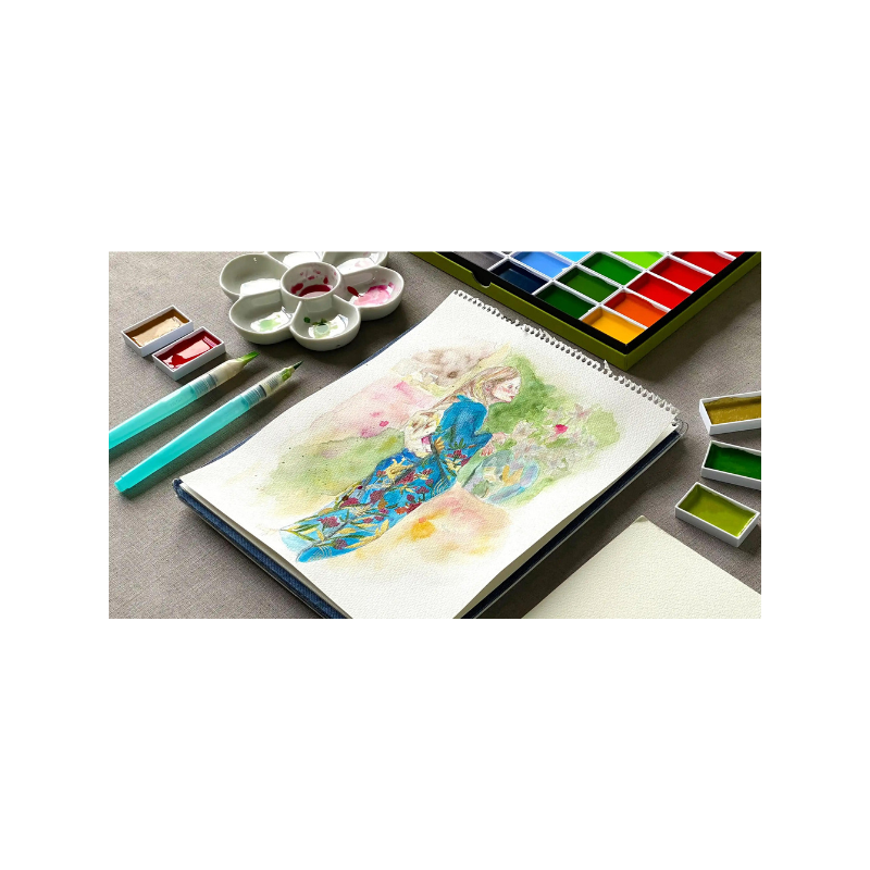 Godets aquarelle extra-fine japonaise Gansai