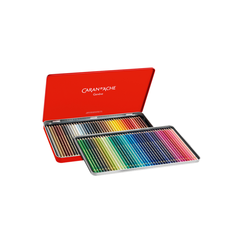 Caran d'Ache Pablo - Boîte de 80 crayons de couleurs