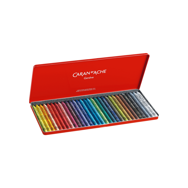 Neocolor I de Caran d 'Ache - Boîte de 30 pastels craie