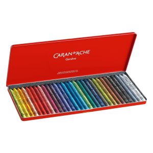 Neocolor I de Caran d 'Ache - Boîte de 30 pastels craie