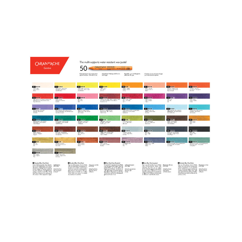 Nuancier Neocolor I - Caran d'Ache