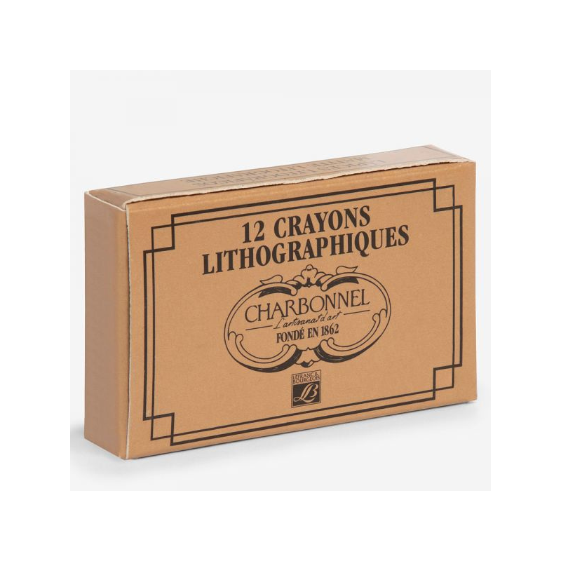 Charbonnel - Boîte 12 crayons lithographique n°2 (dur)